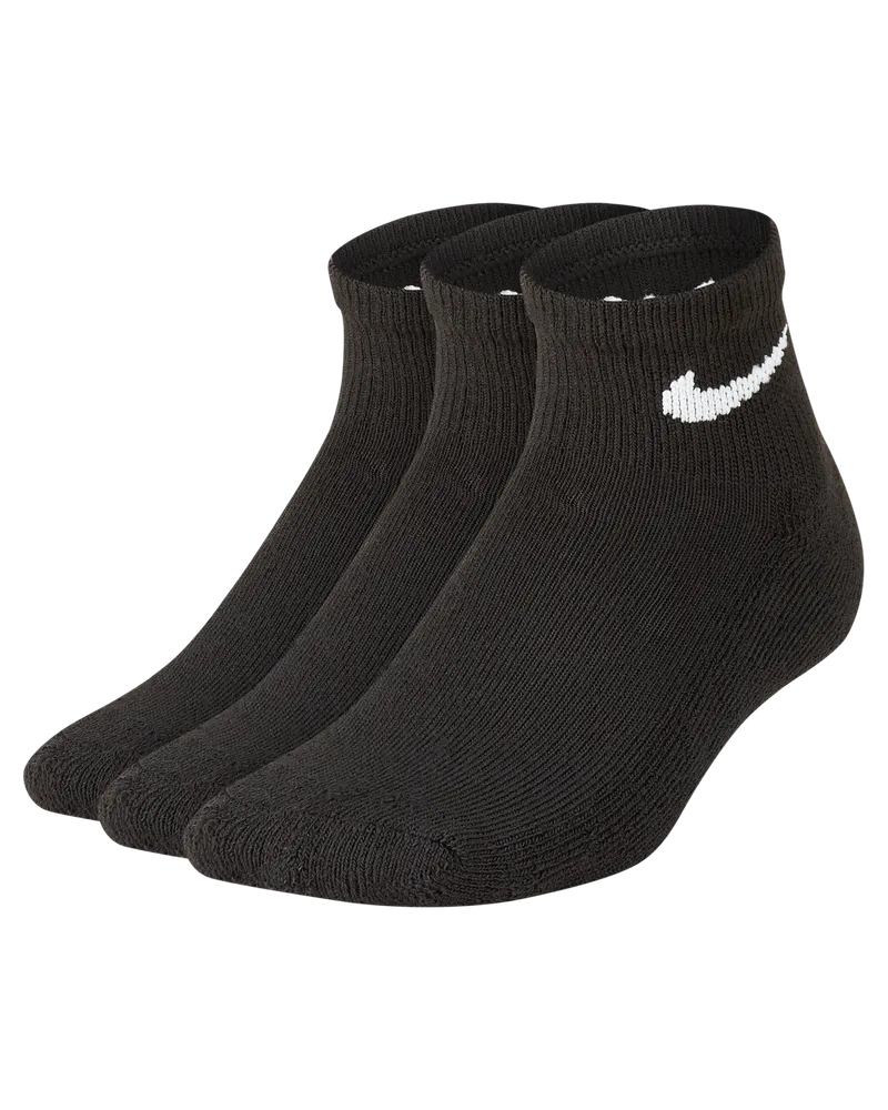 Nike Basics Knöchelsocken (jüngere Kinder, 3 Paar) - Schwarz Schwarz