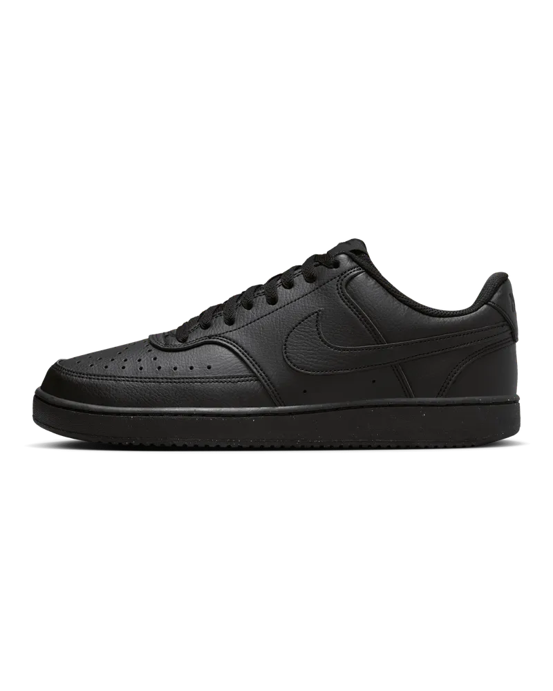 Nike Court Vision Low Next Nature Herrenschuh - Schwarz Schwarz