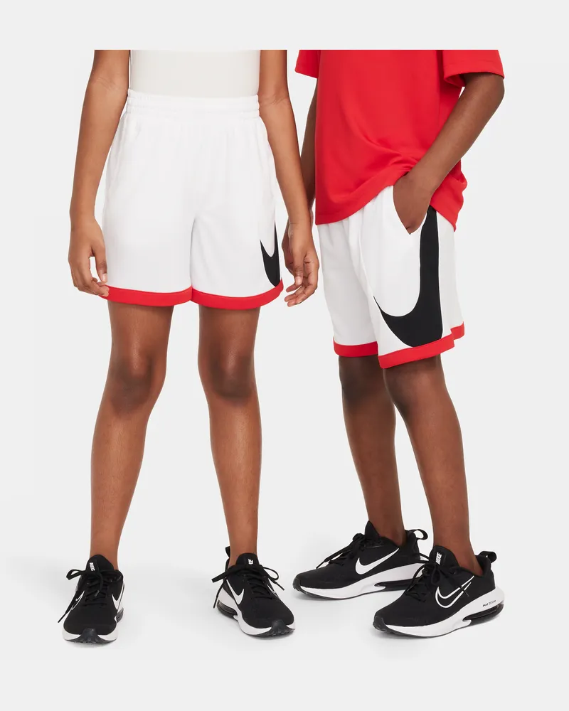 Nike Multi+ Trainingsshorts mit Dri-FIT-Technologie für ältere Kinder - Weiß Weiß