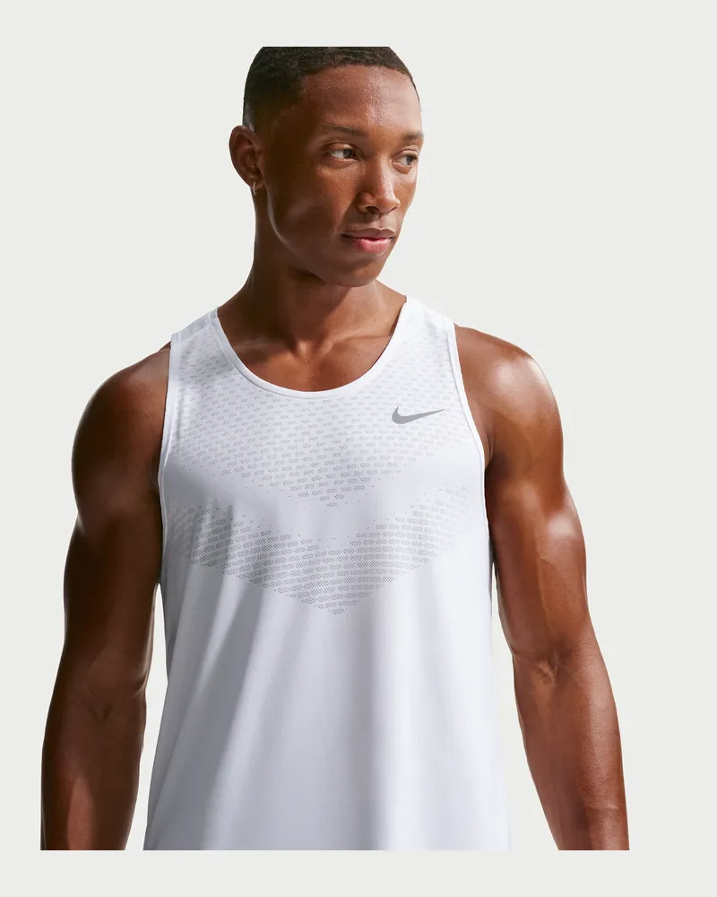 Nike Stride Dri-FIT ADV Lauf-Tanktop (Herren) - Weiß Weiß