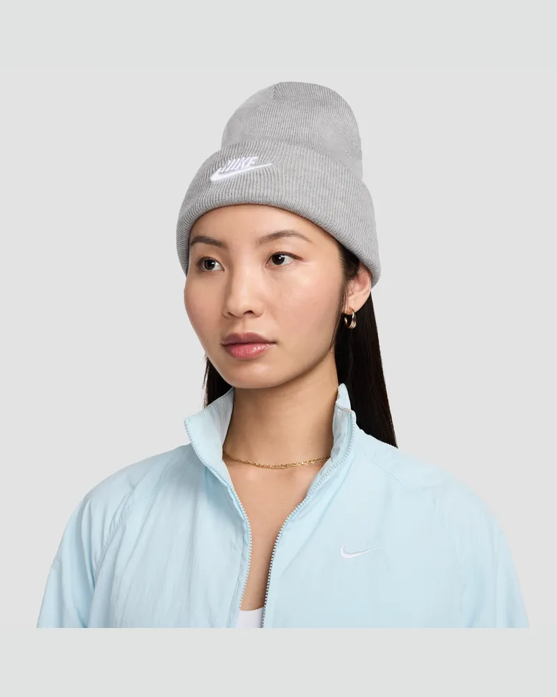 Nike Peak Futura Beanie - Grau Grau