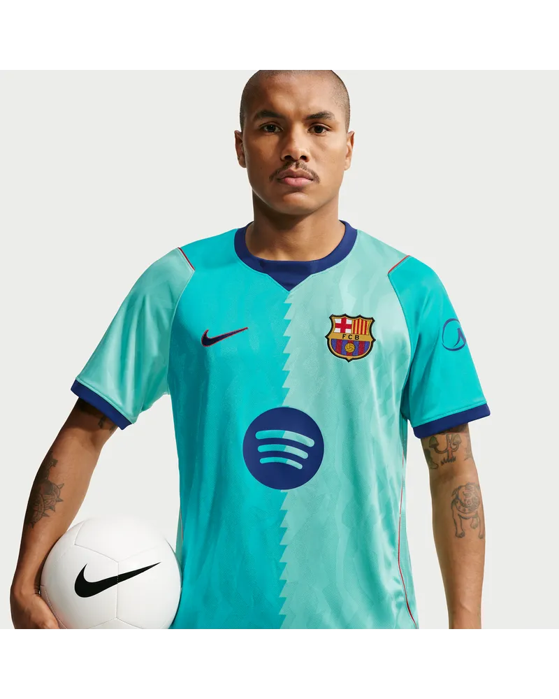 Nike FC Barcelona 2026/27 Stadium Third  Replika-Fußballtrikot mit Dri-FIT-Technologie (Herren) - Grün Grün