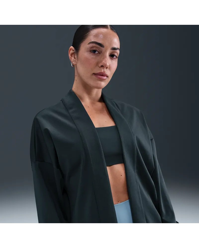 Nike Zenvy Dri-FIT Oversize-Cardigan (Damen) - Grün Grün