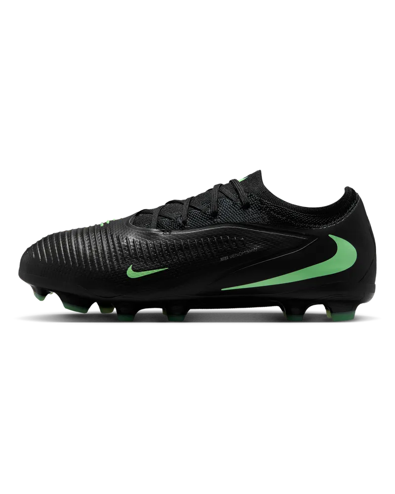 Nike Jr. Phantom 6 Low Pro Fußballschuh für verschiedene Böden (ältere Kinder) - Schwarz Schwarz