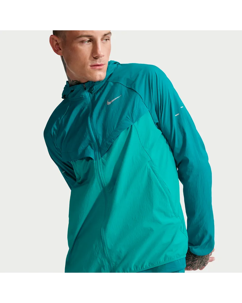 Nike Stride Repel-Laufjacke mit UV-Schutz (Herren) - Blau Blau