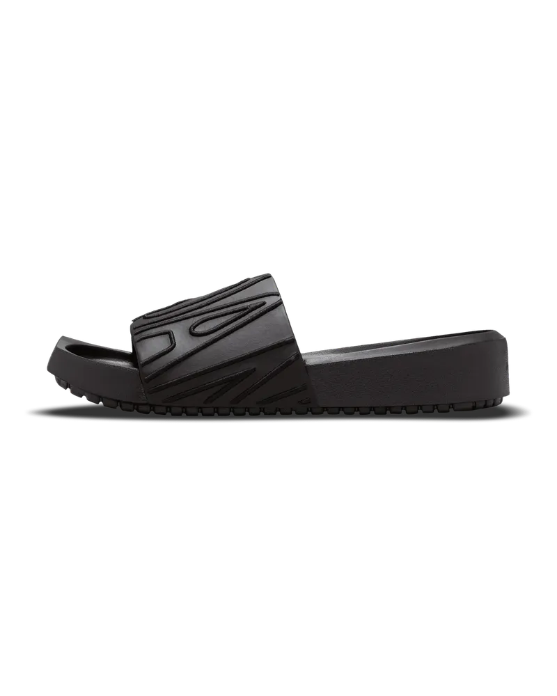 Jordan NOLA Damen-Slides - Schwarz Schwarz