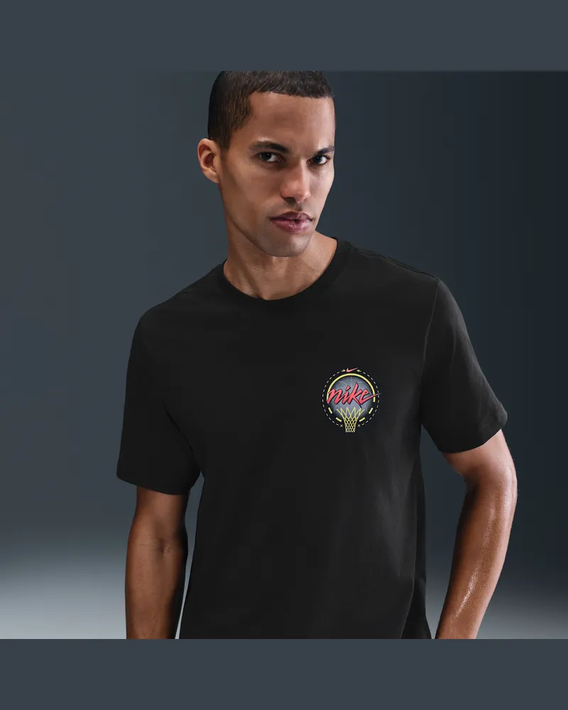 Nike Basketball-T-Shirt (Herren) - Schwarz Schwarz