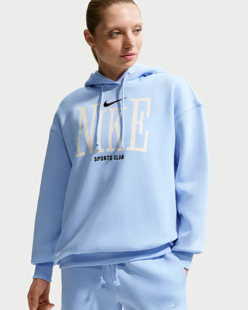 Nike Phoenix Fleece Oversize-Hoodie (Damen) - Blau Blau