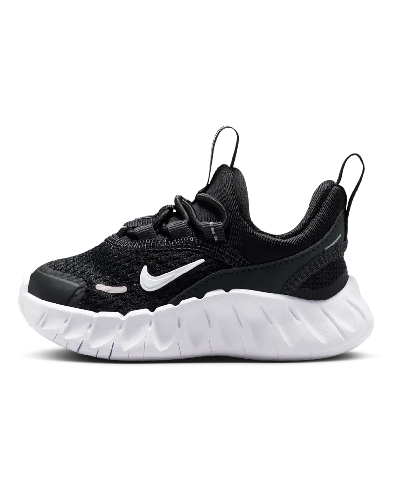 Nike Free Ride Schuh für Babys und Kleinkinder - Schwarz Schwarz