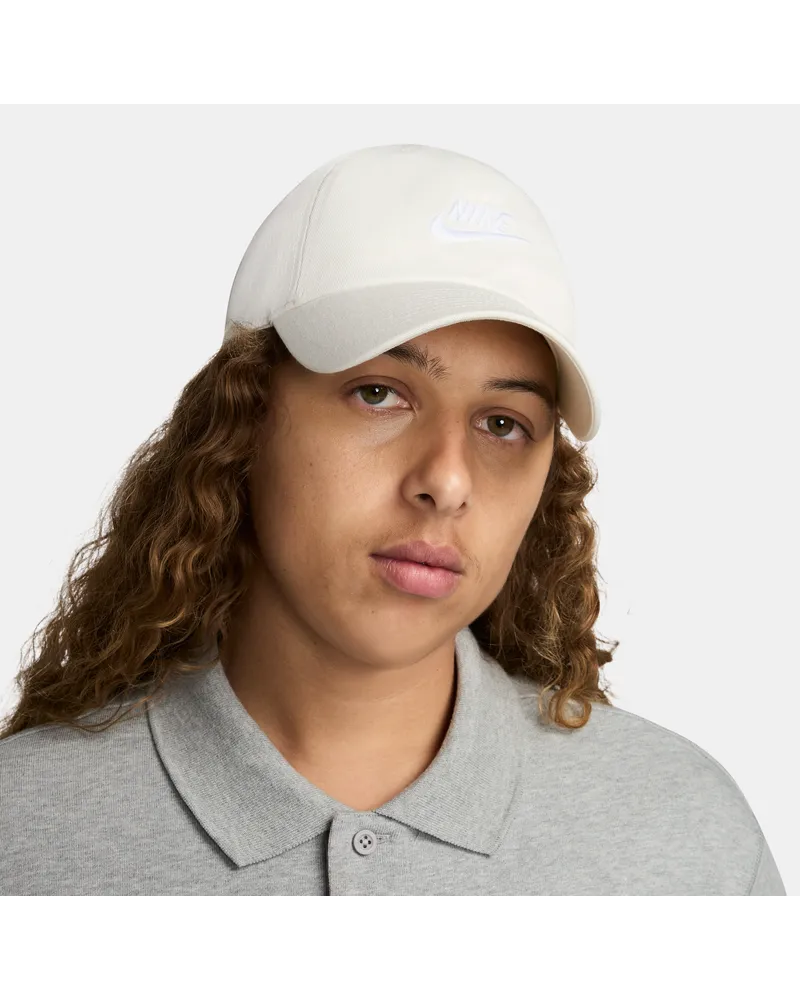 Nike Club unstrukturierte Futura Wash-Cap - Weiß Weiß
