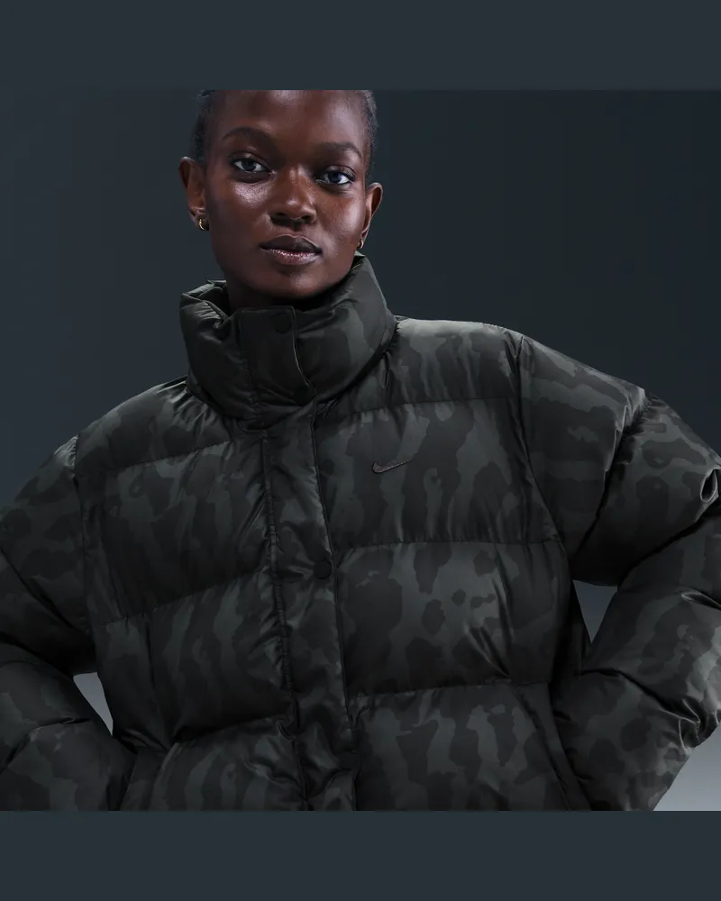 Nike Sportswear Therma-FIT Puffer-Jacke (Damen) - Schwarz Schwarz