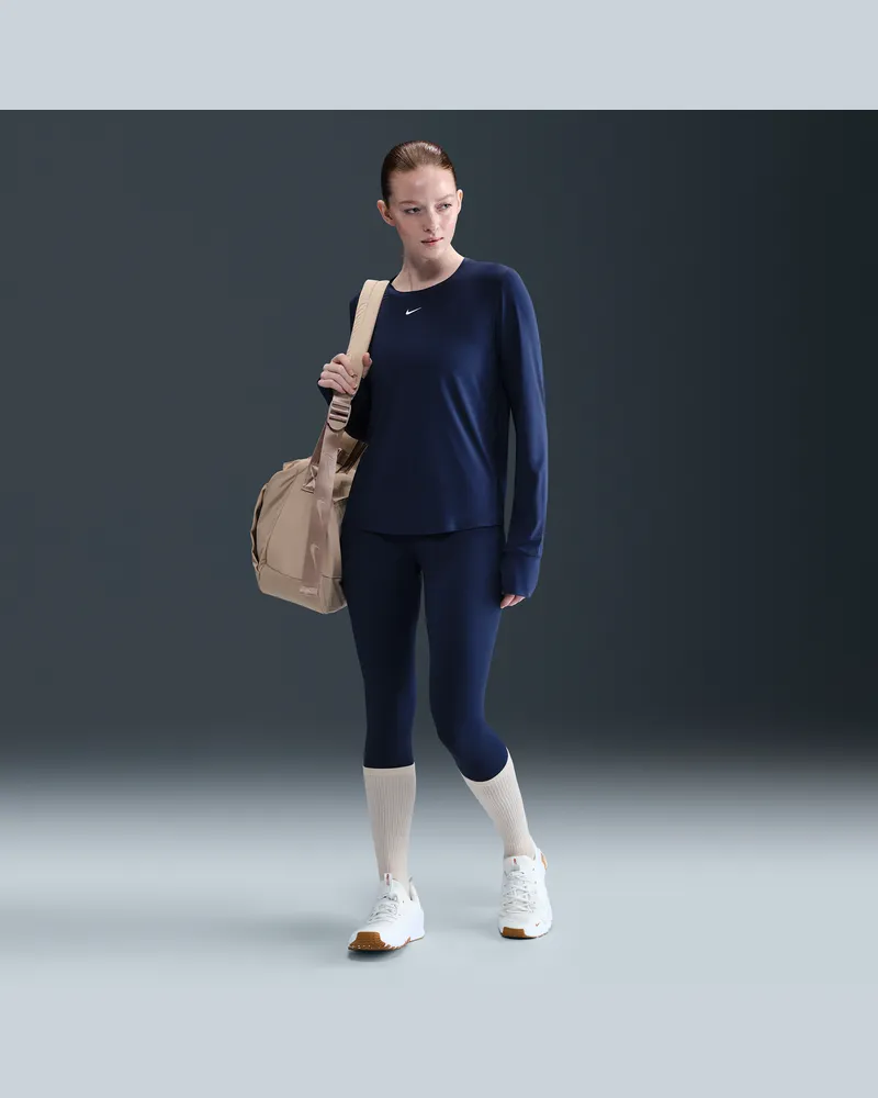 Nike One 7/8-Leggings mit hohem Bund für Damen - Blau Blau