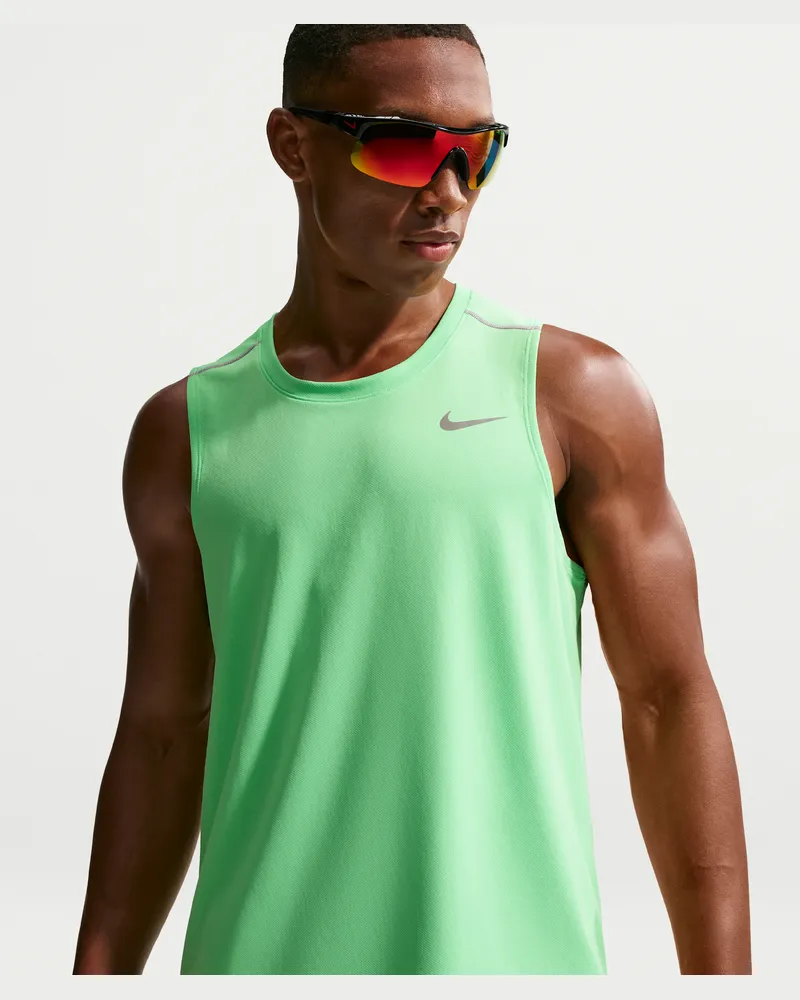 Nike Miler Dri-FIT Lauf-Tanktop (Herren) - Grün Grün