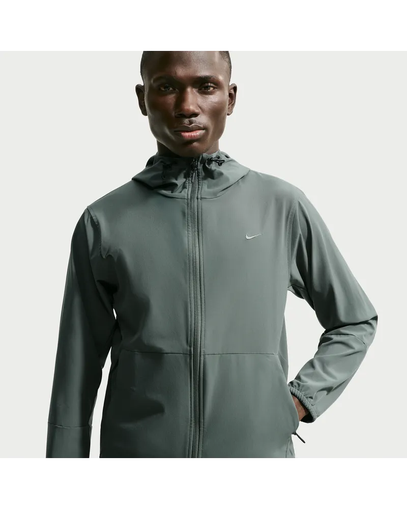 Nike Unlimited vielseitige Repel-Jacke mit Kapuze für Herren - Grün Grün