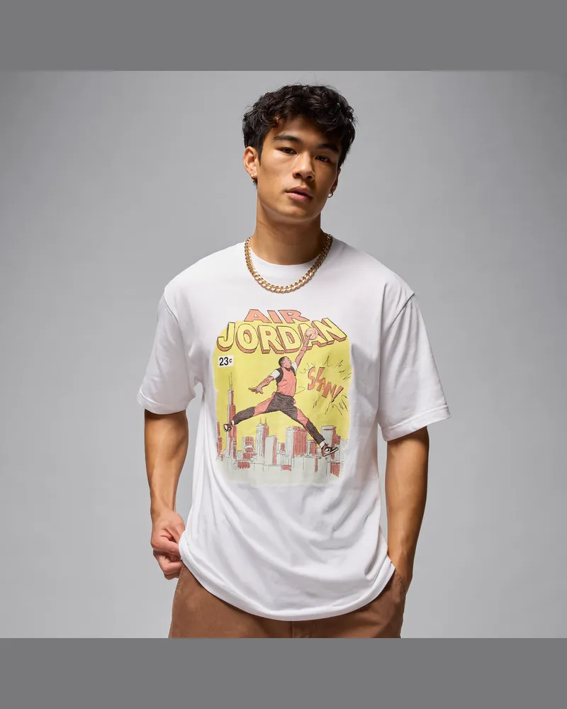 Jordan Comic-T-Shirt (Herren) - Weiß Weiß
