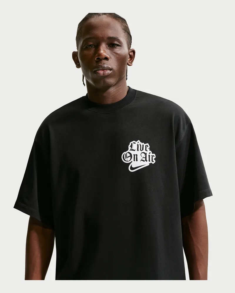 Nike Solo Swoosh T-Shirt (Herren) - Schwarz Schwarz