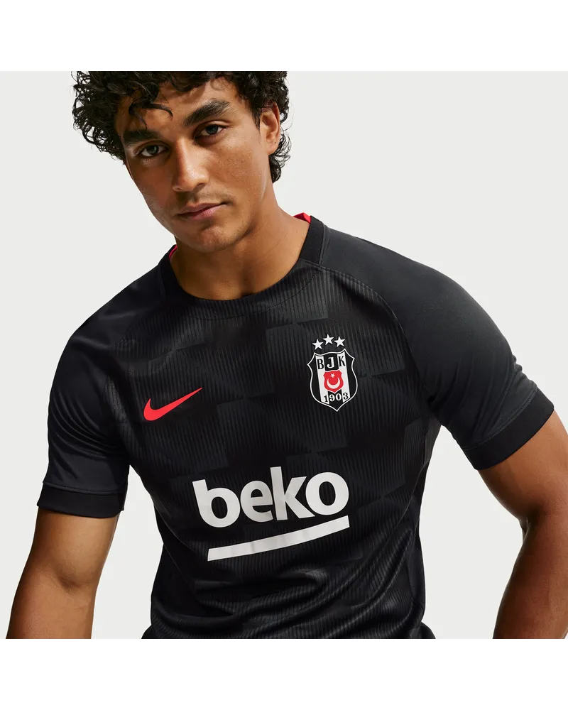 Nike Beşiktaş J.K. 2026/27 Third  Dri-FIT Replika-Fußballtrikot (Herren) - Schwarz Schwarz