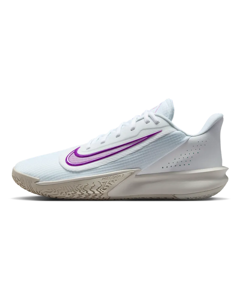 Nike Precision 7 Basketballschuh - Weiß Weiß