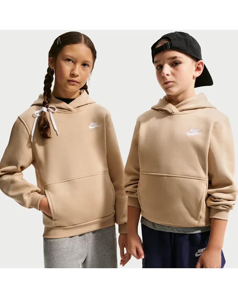 Nike Club Fleece Hoodie für ältere Kinder - Braun Braun