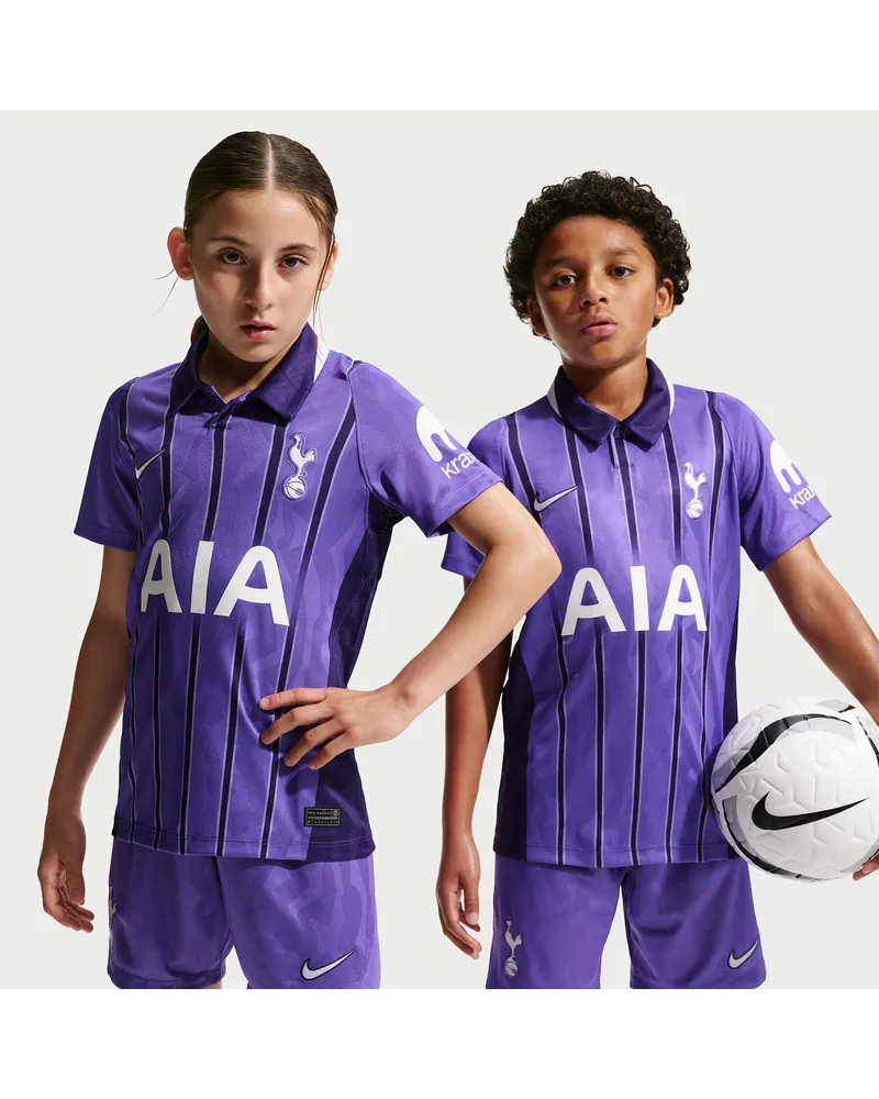 Nike Tottenham Hotspur 2026/27 Stadium Third  Dri-FIT Replika-Fußballtrikot (ältere Kinder) - Lila Lila