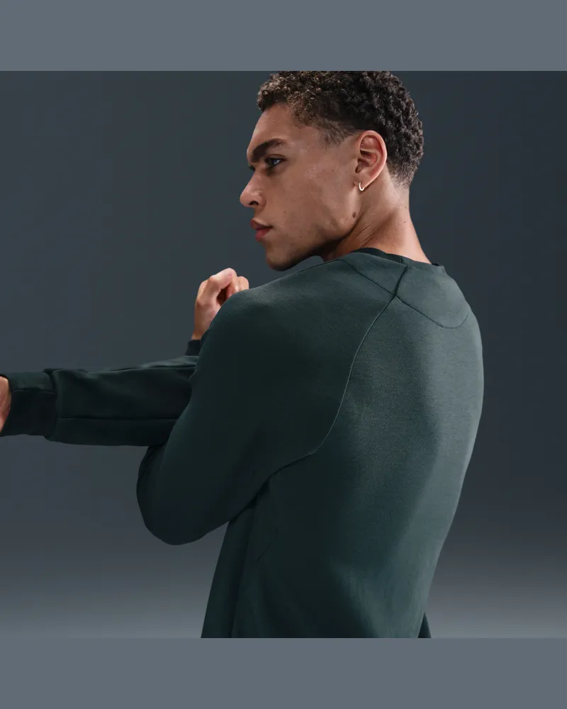 Nike Primary Fleece Performance UV-Rundhalsshirt mit Dri-FIT-Technologie (Herren) - Grün Grün