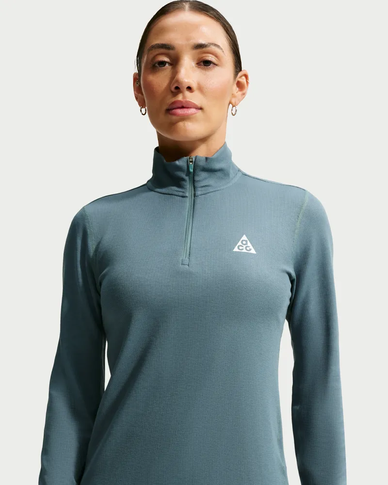 Nike ACG Dri-FIT Traillaufoberteil mit Halbreißverschluss (Damen) - Grau Grau