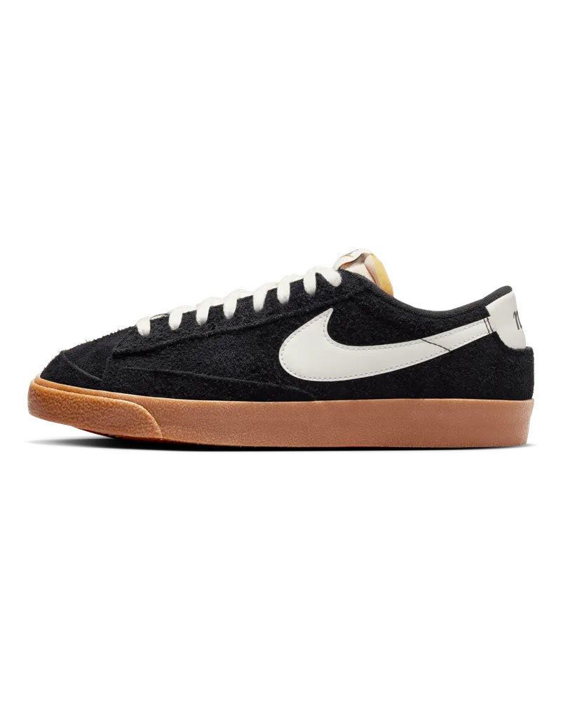 Nike Blazer Low '77 Vintage Sneaker - Schwarz Schwarz