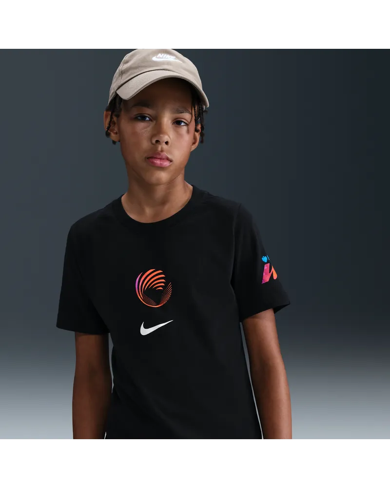 Nike WSL  Fußball-T-Shirt (ältere Kinder) - Schwarz Schwarz