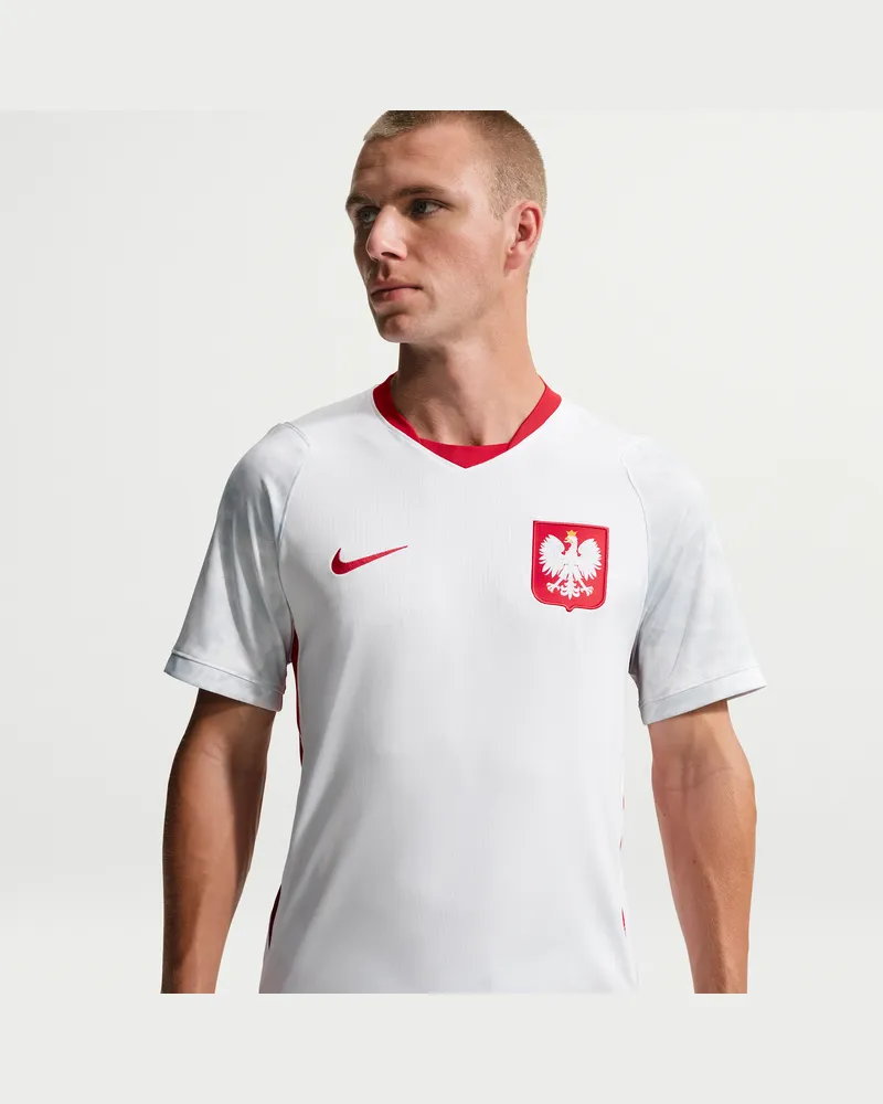 Nike Polen 2026  Replika-Fußballtrikot Heimspiel mit Dri-FIT-Technologie (Herren) - Weiß Weiß