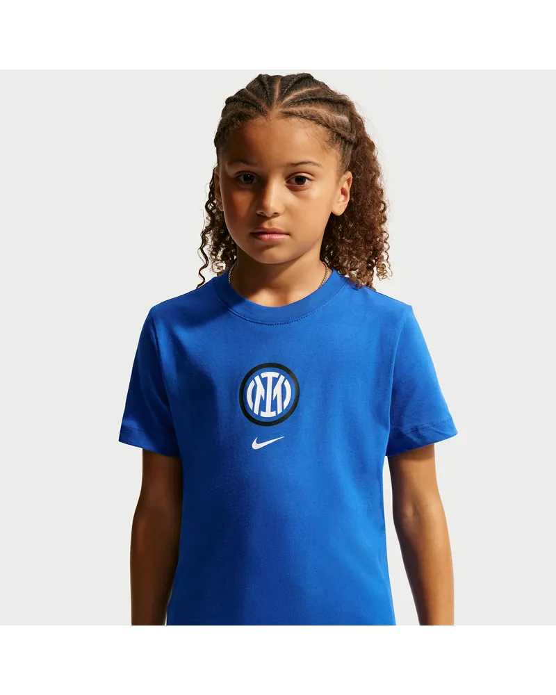 Nike Inter Mailand  Fußball-T-Shirt (ältere Kinder) - Blau Blau