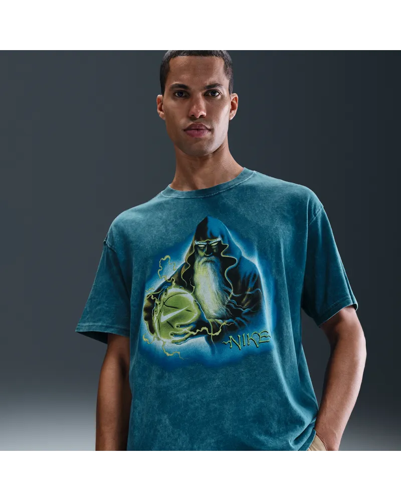 Nike Basketball-T-Shirt (Herren) - Blau Blau