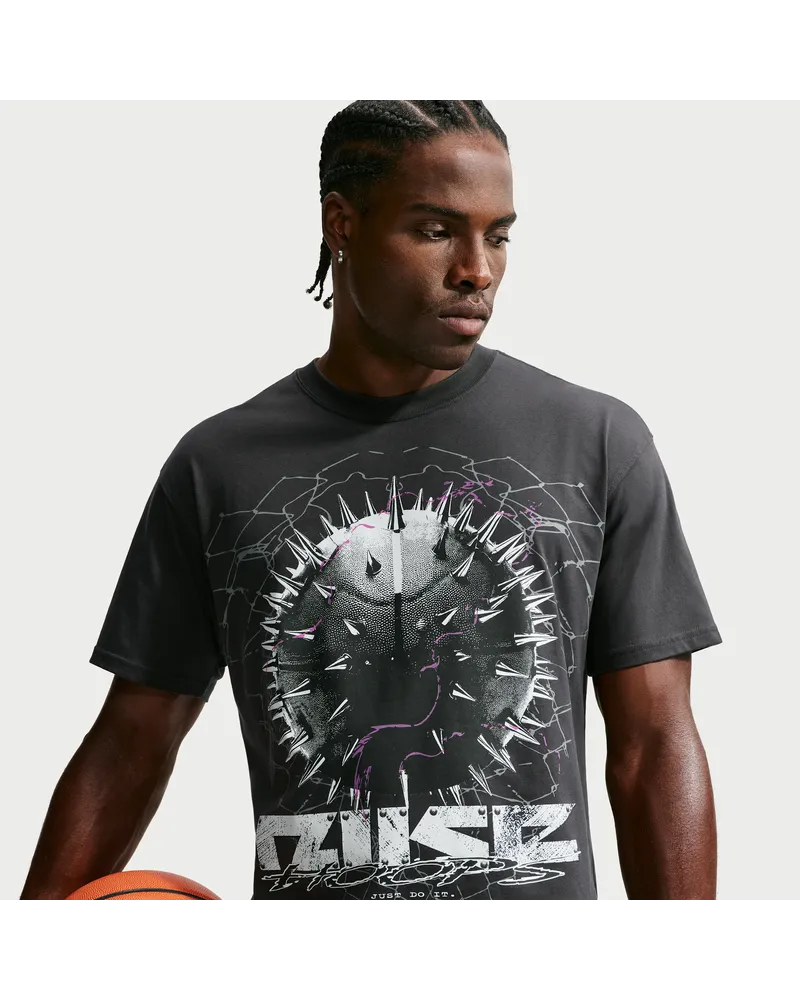 Nike Basketball-T-Shirt (Herren) - Schwarz Schwarz