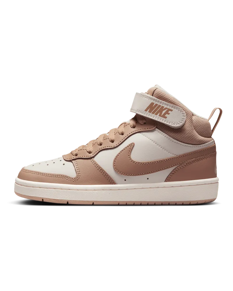 Nike Court Borough Mid 2 Schuh für ältere Kinder - Braun Braun