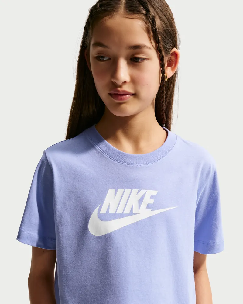 Nike Kurz-T-Shirt (Mädchen) - Lila Lila