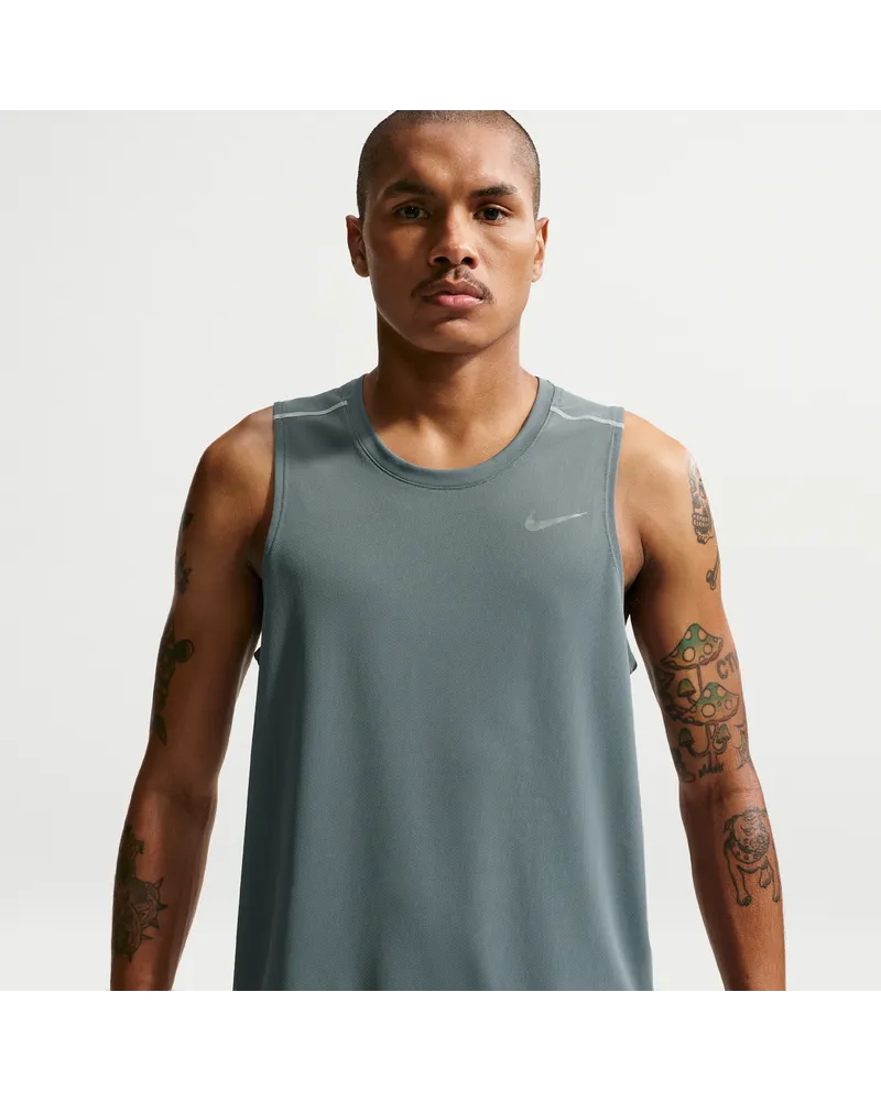 Nike Miler Dri-FIT Lauf-Tanktop (Herren) - Grau Grau