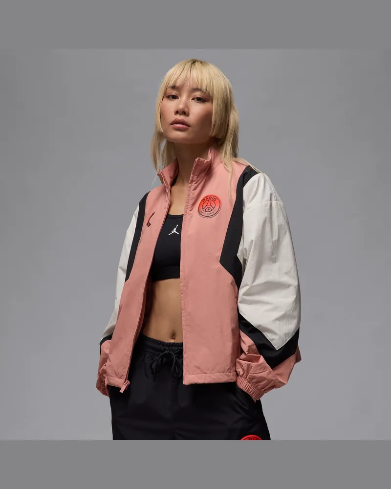 Jordan Paris Saint-Germain  Fußball-Hymnenjacke (Damen) - Pink Pink