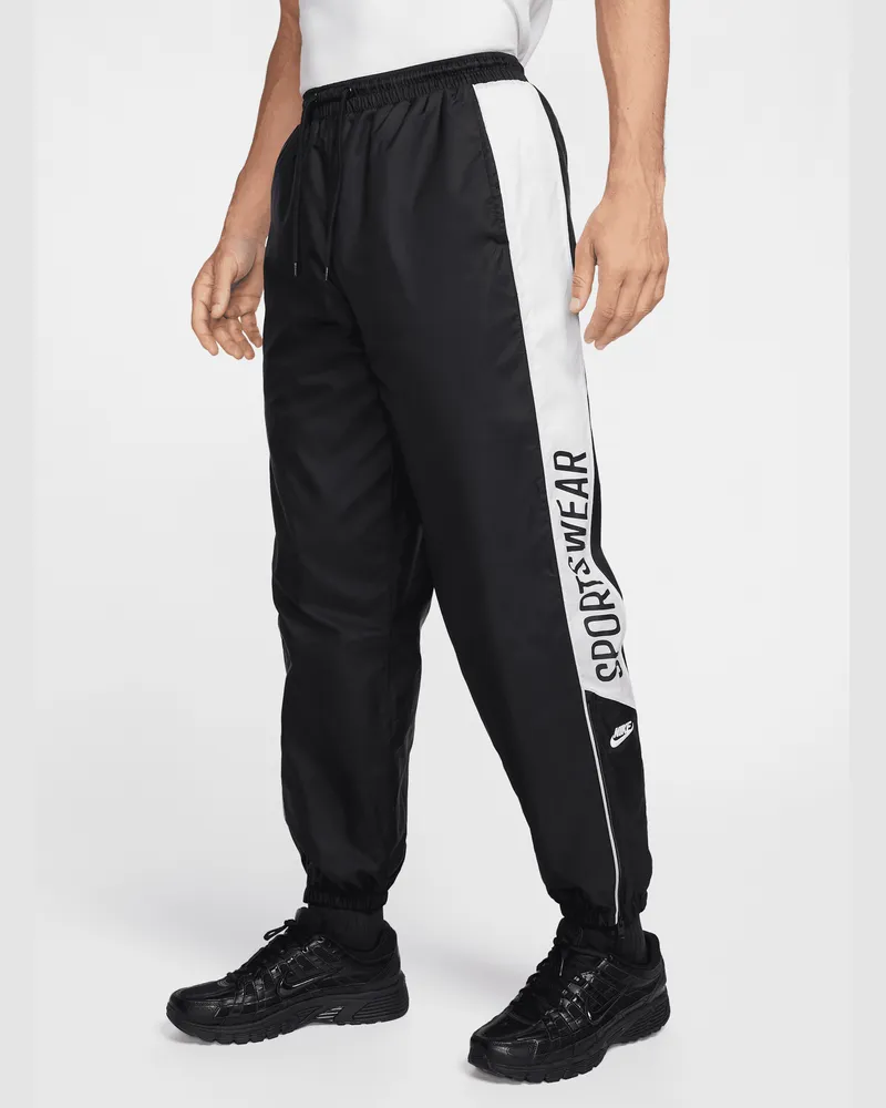Nike Club Jogger aus Webmaterial (Herren) - Schwarz Schwarz