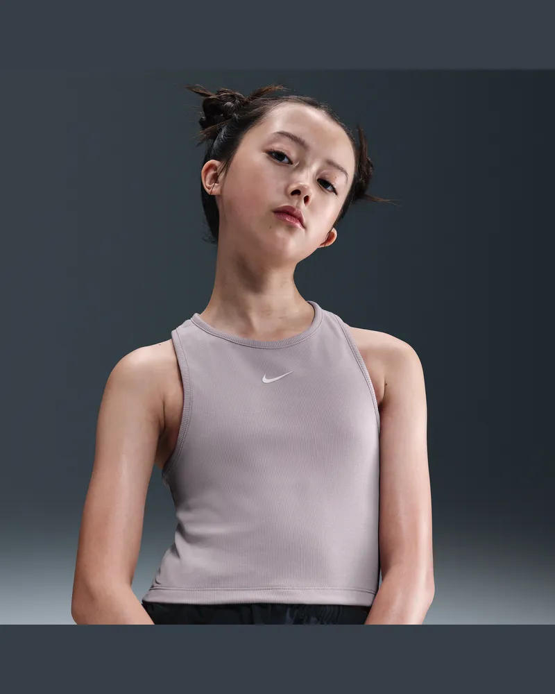 Nike Sportswear geripptes Tanktop (Mädchen) - Lila Lila