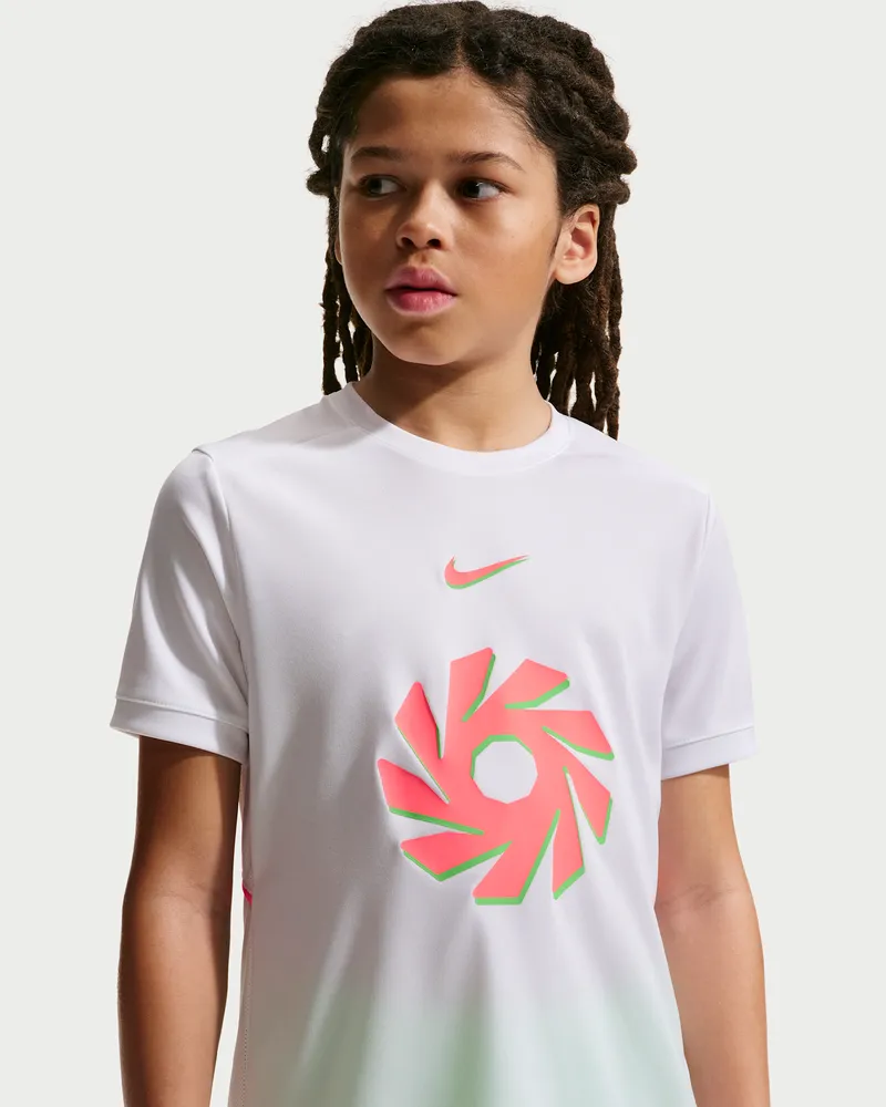 Nike Erling Haaland Academy  Dri-FIT-Fußballoberteil (ältere Kinder) - Weiß Weiß
