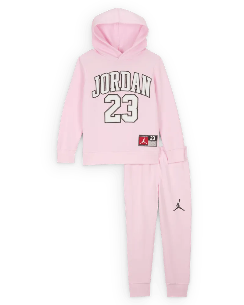 Jordan Trikot-Set 2-teiliges Hoodie-Set (jüngere Kinder) - Pink Pink