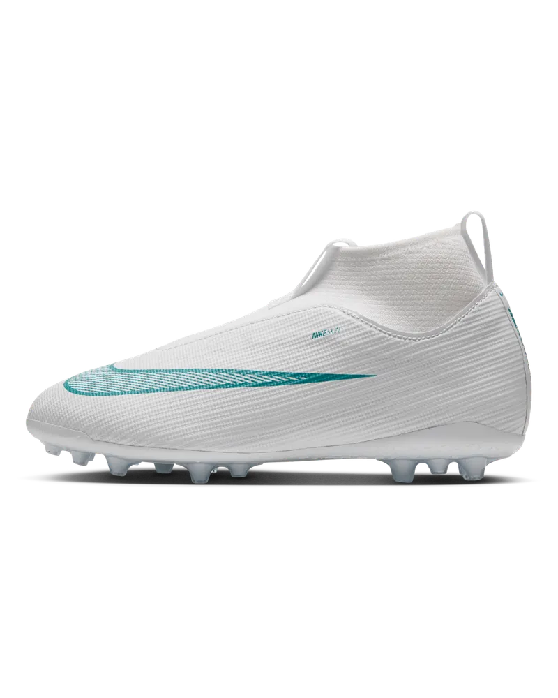 Nike Jr. Mercurial Superfly 11 Academy High Top-Fußballschuh für Kunstrasen für ältere Kinder - Weiß Weiß