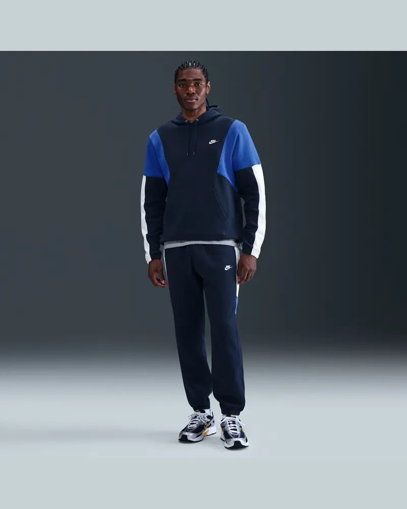 Nike Club Fleece-Trainingsanzug mit Kapuze für Herren - Blau Blau