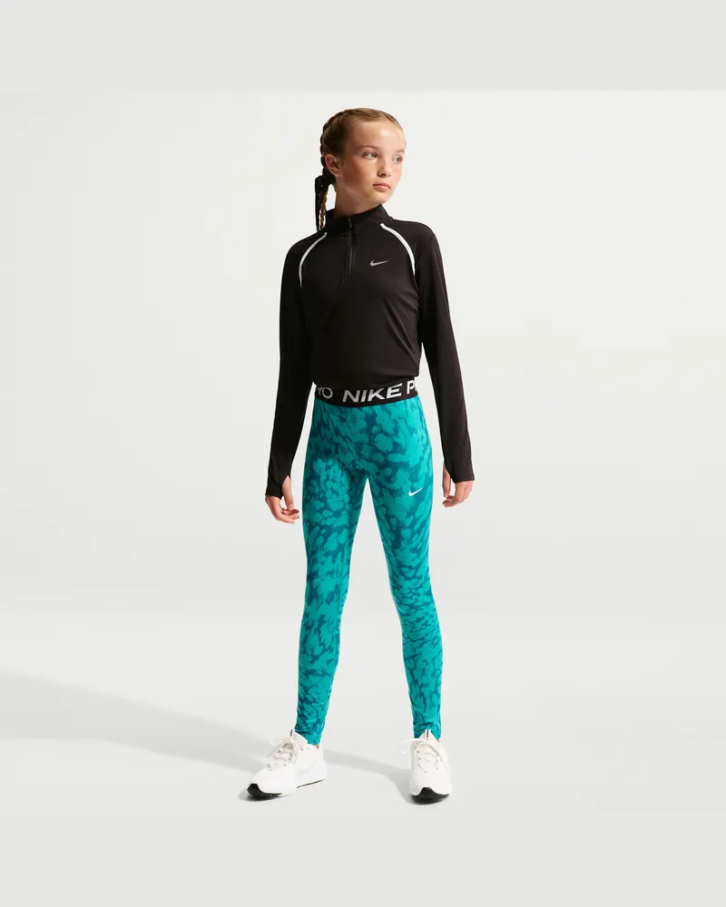 Nike Pro Leggings für ältere Kinder (Mädchen) - Grün Grün