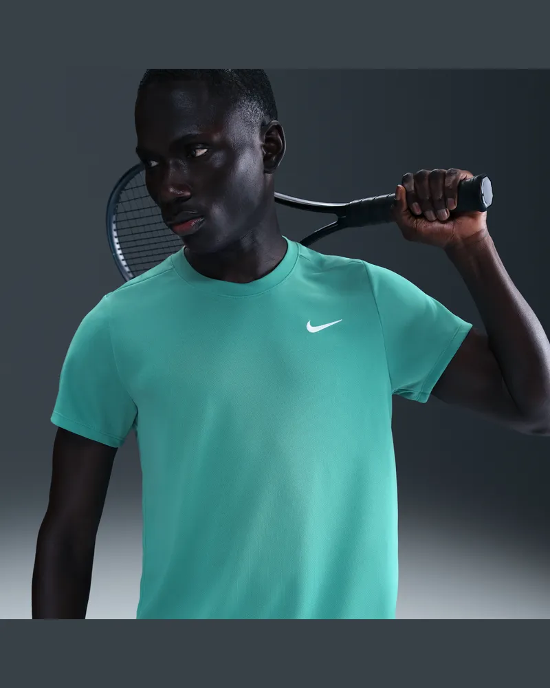 Nike Court Victory Dri-FIT Tennisoberteil für Herren - Grün Grün