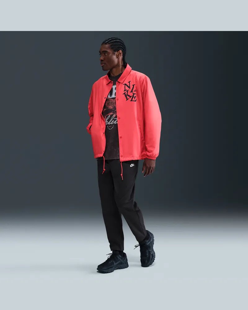 Nike Club schmal zulaufende Hose aus Webmaterial (Herren) - Schwarz Schwarz