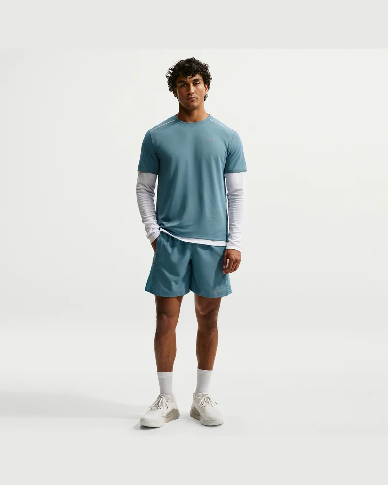Nike Miler Dri-FIT Laufshorts mit Futter (ca. 18 cm) (Herren) - Blau Blau