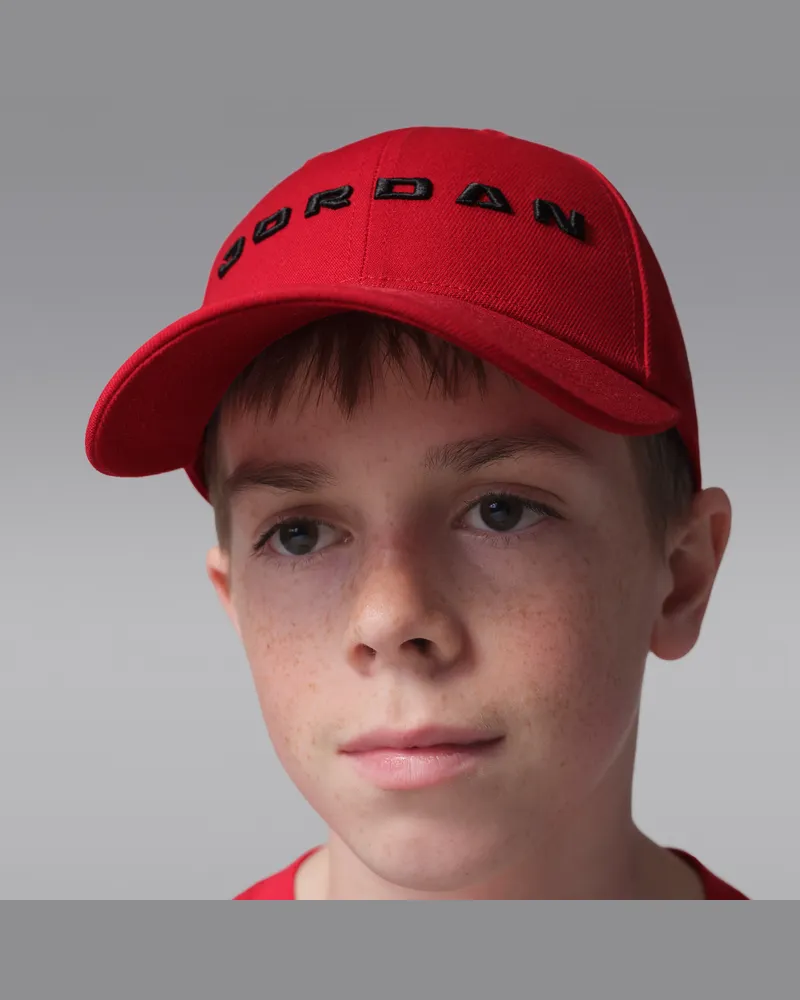 Jordan strukturierte Strapback-Cap (ältere Kinder) - Rot Rot