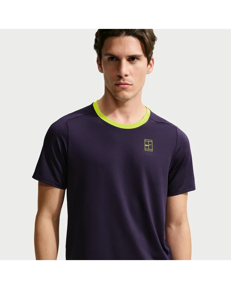 Nike Court Advantage Dri-FIT Tennisoberteil (Herren) - Lila Lila