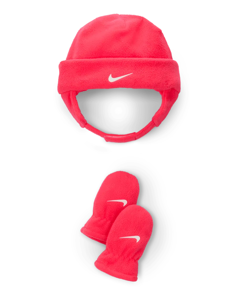 Nike Set aus Mütze und Handschuhen für Babys (12–24 M) - Pink Pink