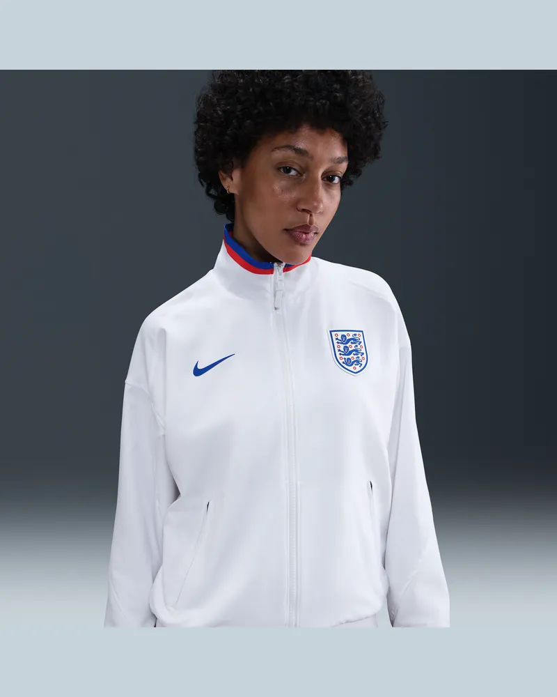 Nike England Strike Home  Dri-FIT Fußball-Hymnenjacke (Damen) - Weiß Weiß